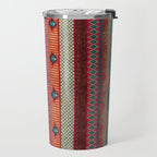 Oriental Traditional Rug Artwork Design C13 Travel Mug Gallery Image 2
