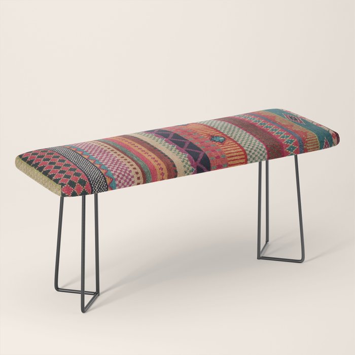 Oriental Traditional Rug Artwork Design C13 Bench Gallery Image 1