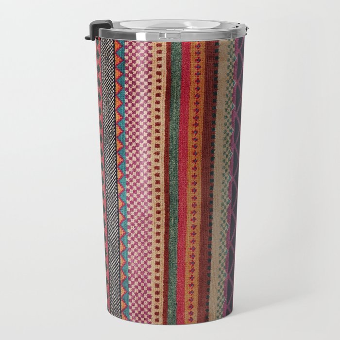 Oriental Traditional Rug Artwork Design C13 Travel Mug Gallery Image 3