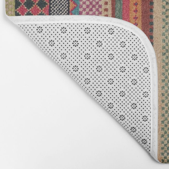 Oriental Traditional Rug Artwork Design C13 Bath Mat Gallery Image 2