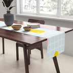 Retro breakfast coffee food pattern Table Runner Gallery Image 2