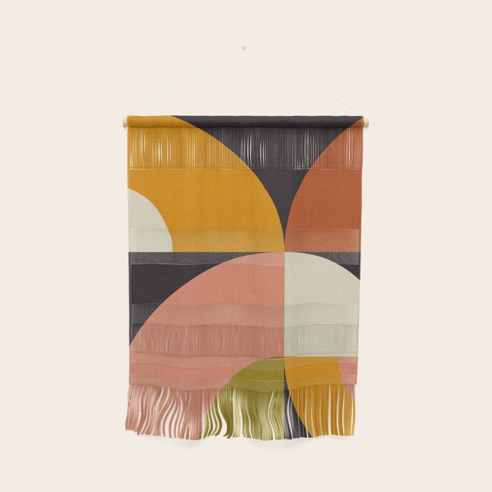 geometric modern mid century Wall Hanging Gallery Image 1