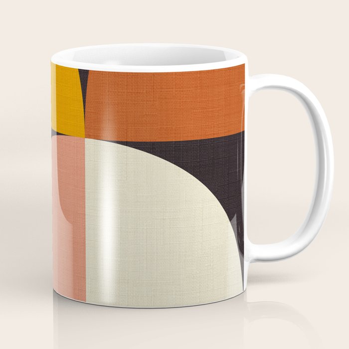 geometric modern mid century Coffee Mug Gallery Image 1