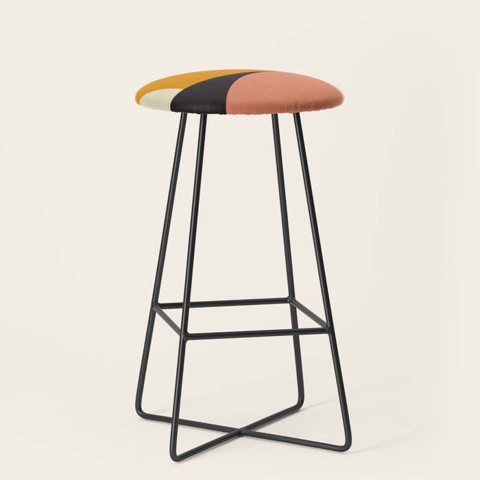 geometric modern mid century Stool Gallery Image 1