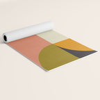 geometric modern mid century Yoga Mat Gallery Image 2