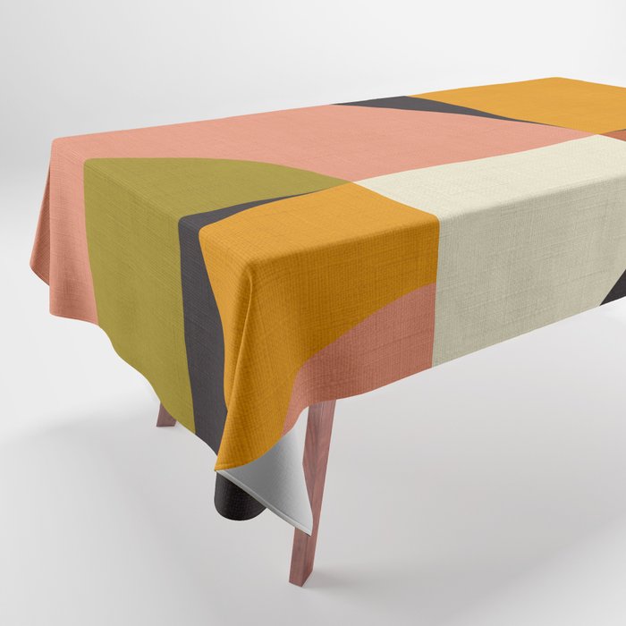 geometric modern mid century Tablecloth Gallery Image 1
