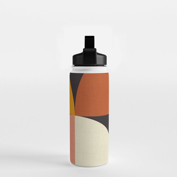 geometric modern mid century Water Bottle Gallery Image 2