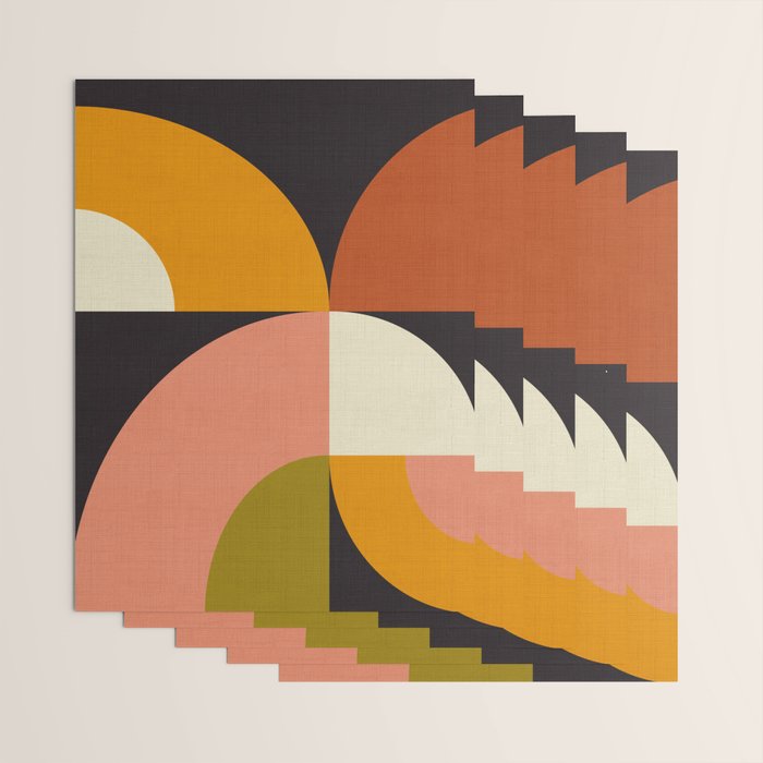 geometric modern mid century Wrapping Paper Gallery Image 3