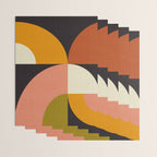 geometric modern mid century Wrapping Paper Gallery Image 3