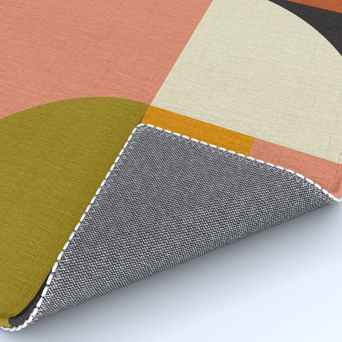 geometric modern mid century Rug Gallery Image 4