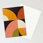 geometric modern mid century Stationery Card Gallery Image 2