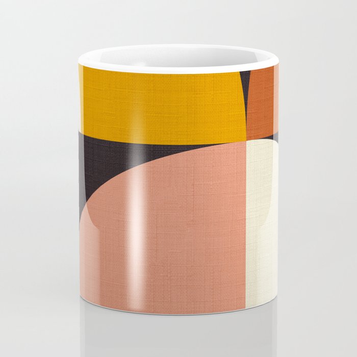 geometric modern mid century Coffee Mug Gallery Image 4