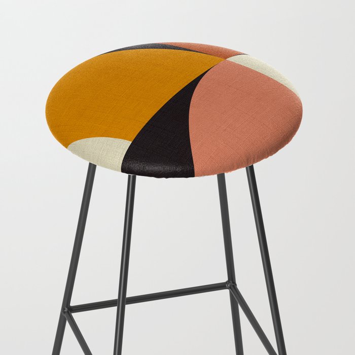 geometric modern mid century Stool Gallery Image 2