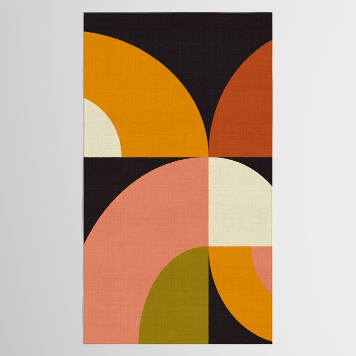 geometric modern mid century Tablecloth Gallery Image 2