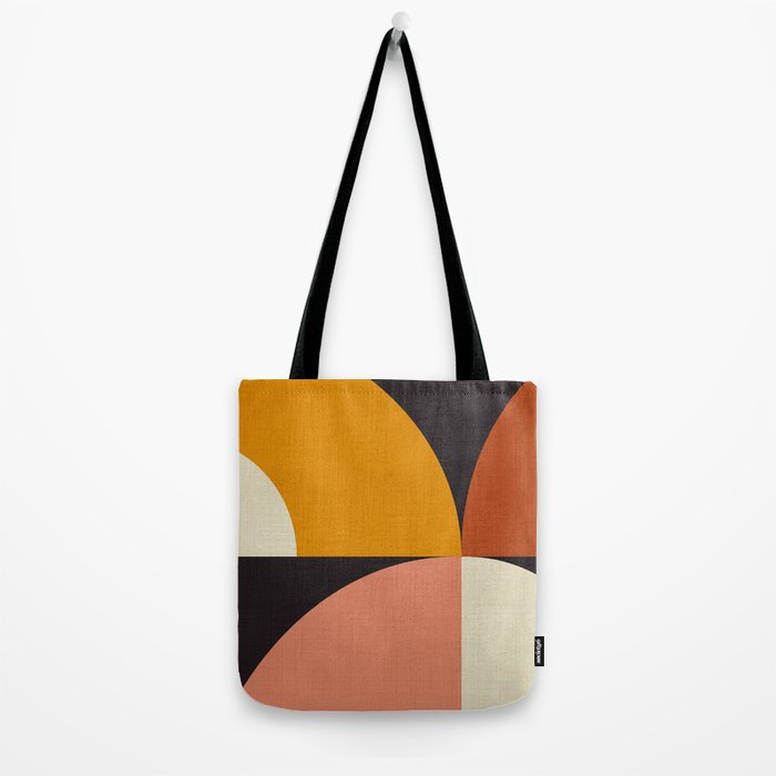 geometric modern mid century Tote Bag Gallery Image 2