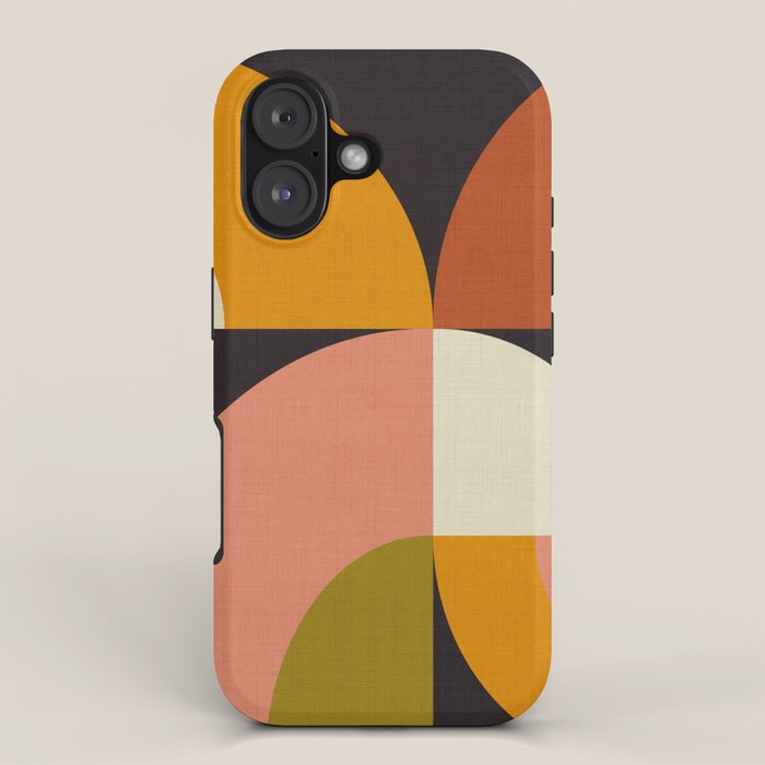 geometric modern mid century iPhone Case Gallery Image 1