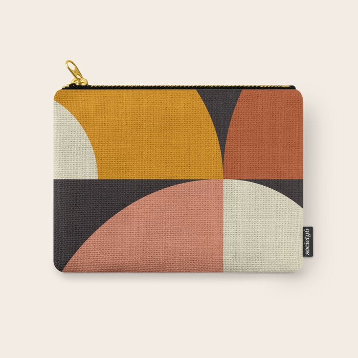 geometric modern mid century Carry All Pouch Gallery Image 1