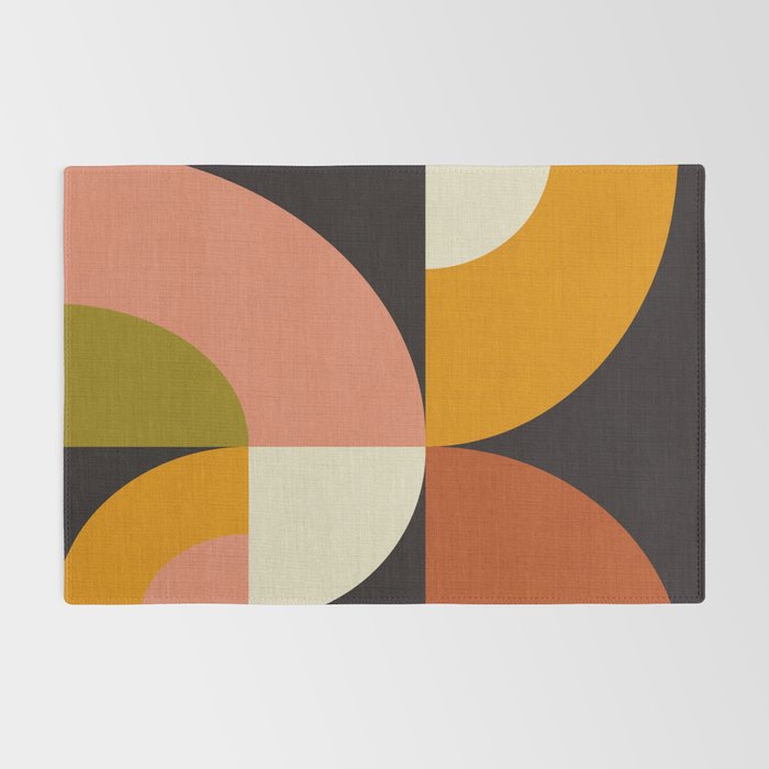 geometric modern mid century Rug Gallery Image 2