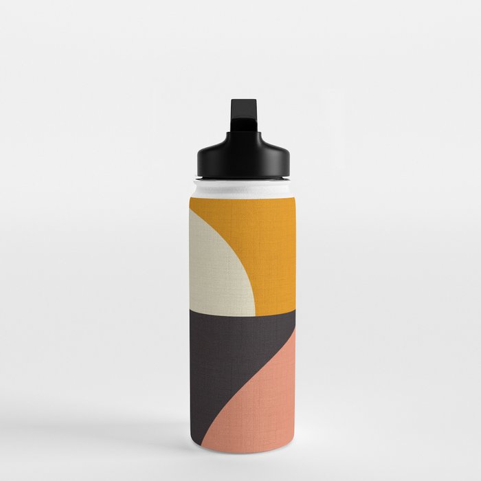 geometric modern mid century Water Bottle Gallery Image 3