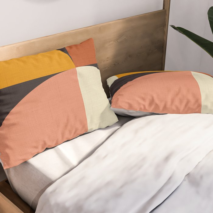 geometric modern mid century Pillow Sham Gallery Image 2