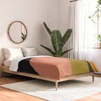 geometric modern mid century Comforter Gallery Image 2
