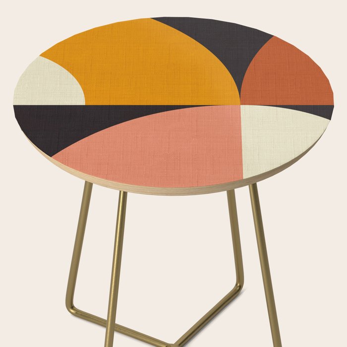 geometric modern mid century Side Table Gallery Image 2