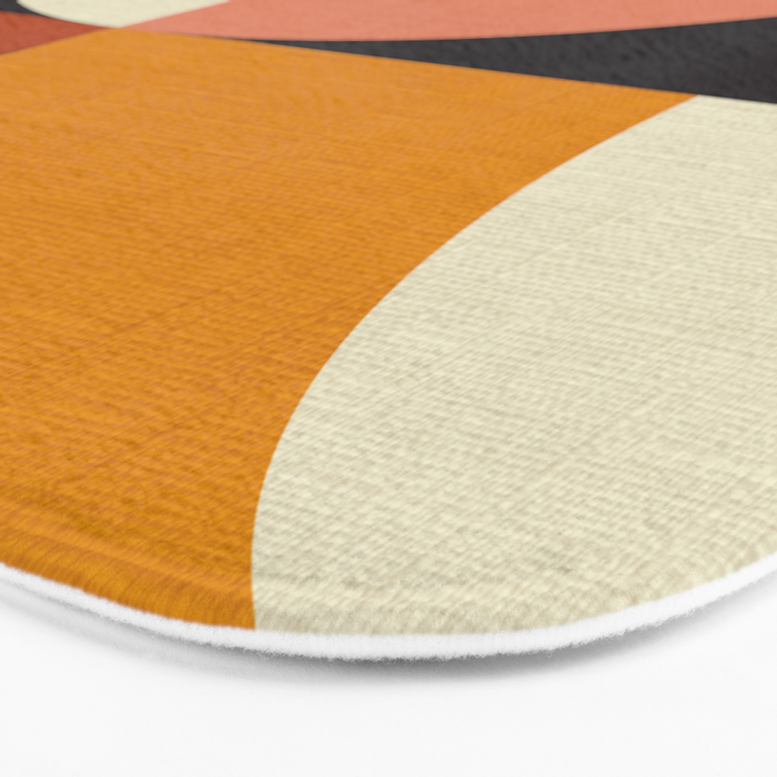 geometric modern mid century Bath Mat Gallery Image 3
