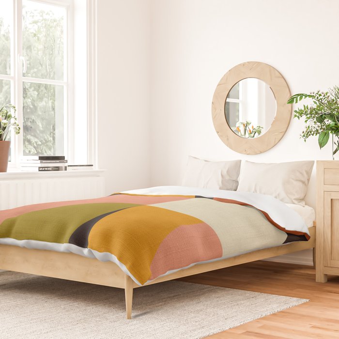 geometric modern mid century Duvet Cover Gallery Image 2