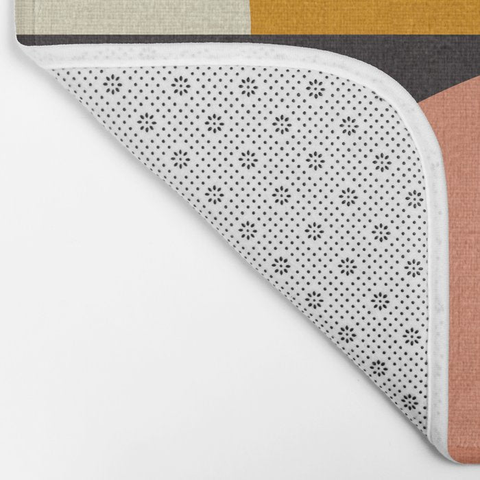 geometric modern mid century Bath Mat Gallery Image 2