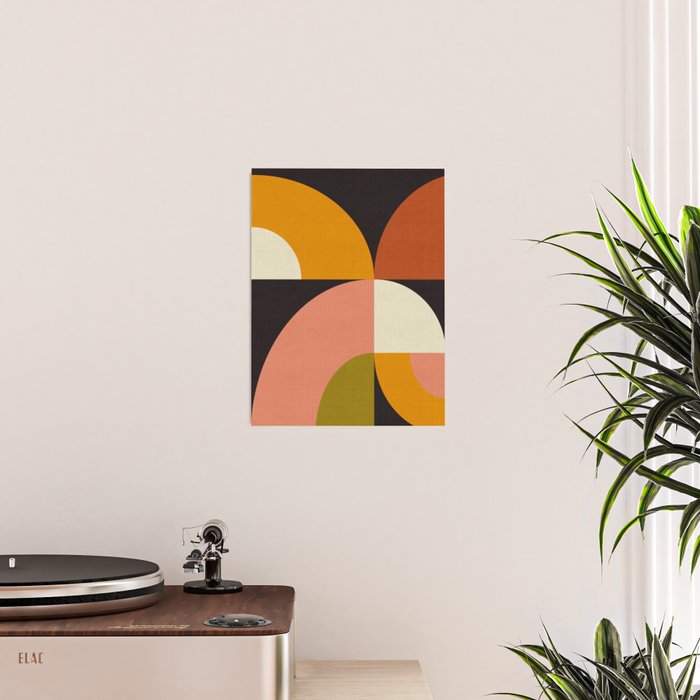 geometric modern mid century Poster Gallery Image 2