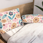 Wild Flowers - Bohemian  Pillow Sham Gallery Image 2