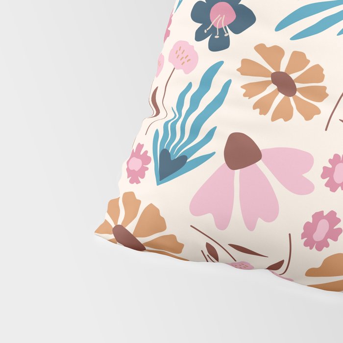 Wild Flowers - Bohemian  Pillow Sham Gallery Image 4