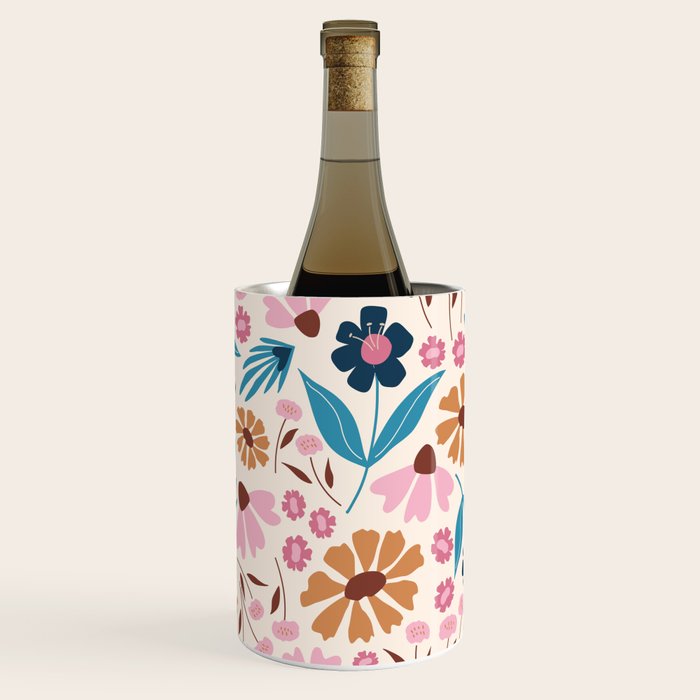 Wild Flowers - Bohemian  Wine Chiller Gallery Image 1