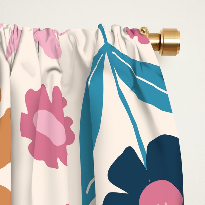 Wild Flowers - Bohemian  Window Curtain Gallery Image 2