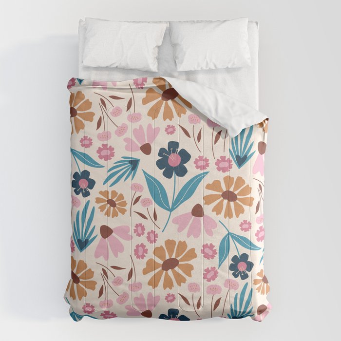Wild Flowers - Bohemian  Comforter Gallery Image 1