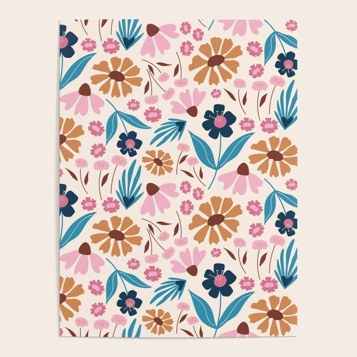 Wild Flowers - Bohemian  Poster Gallery Image 4