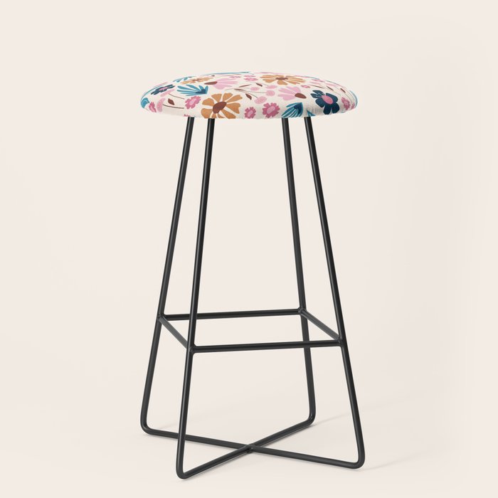 Wild Flowers - Bohemian  Stool Gallery Image 1