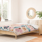 Wild Flowers - Bohemian  Duvet Cover Gallery Image 2