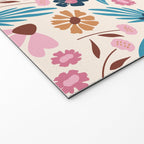 Wild Flowers - Bohemian  Welcome Mat Gallery Image 2