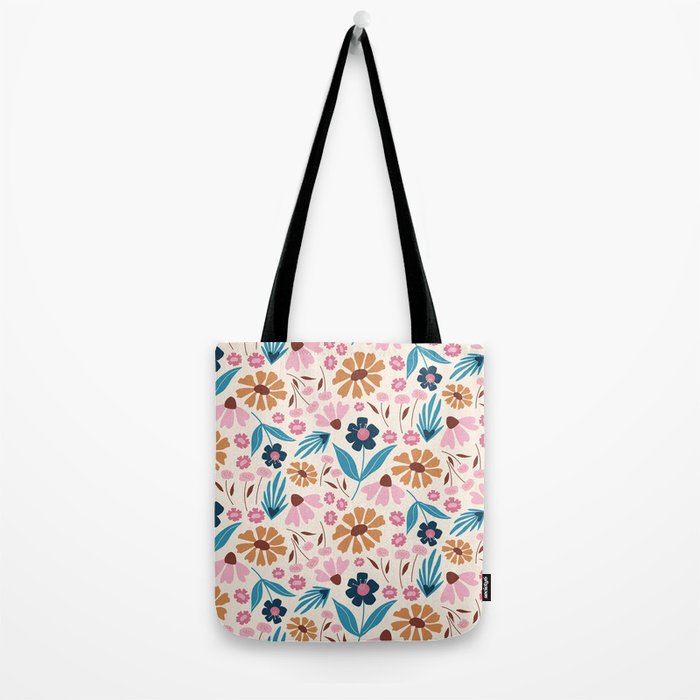 Wild Flowers - Bohemian  Tote Bag Gallery Image 2
