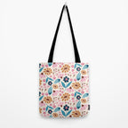 Wild Flowers - Bohemian  Tote Bag Gallery Image 2