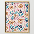 Wild Flowers - Bohemian  Serving Tray Gallery Image 1