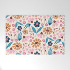 Wild Flowers - Bohemian  Welcome Mat Gallery Image 1