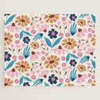 Wild Flowers - Bohemian  Jigsaw Puzzle Gallery Image 1