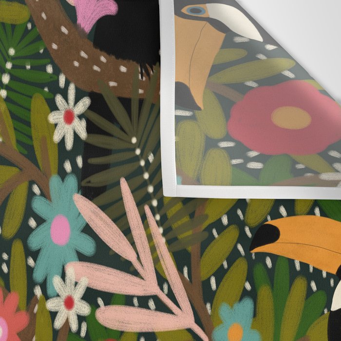 Toucan - Jungle  Wall Tapestry Gallery Image 3