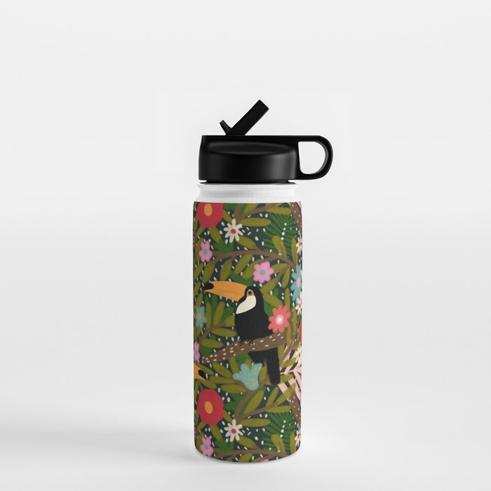 Toucan - Jungle  Water Bottle Gallery Image 1