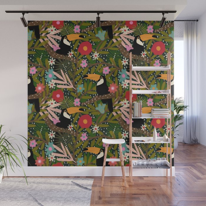 Toucan - Jungle  Wall Mural Gallery Image 1
