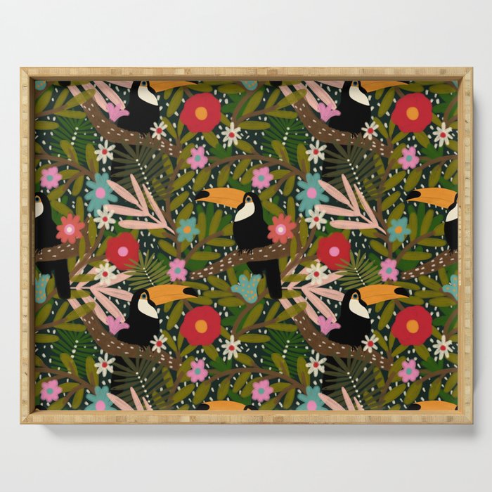 Toucan - Jungle  Serving Tray Gallery Image 1