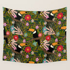Toucan - Jungle  Wall Tapestry Gallery Image 4