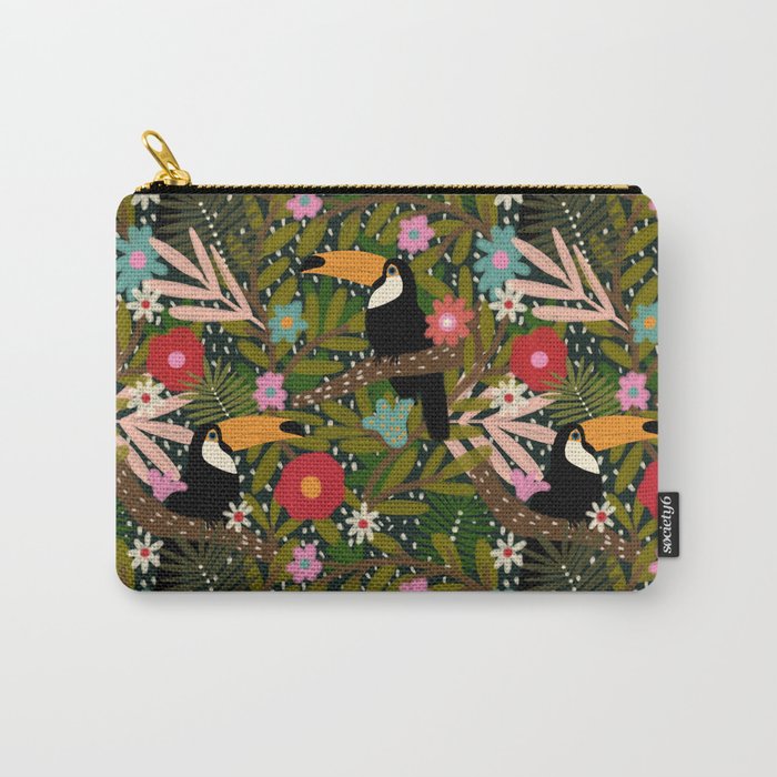 Toucan - Jungle  Carry All Pouch Gallery Image 1